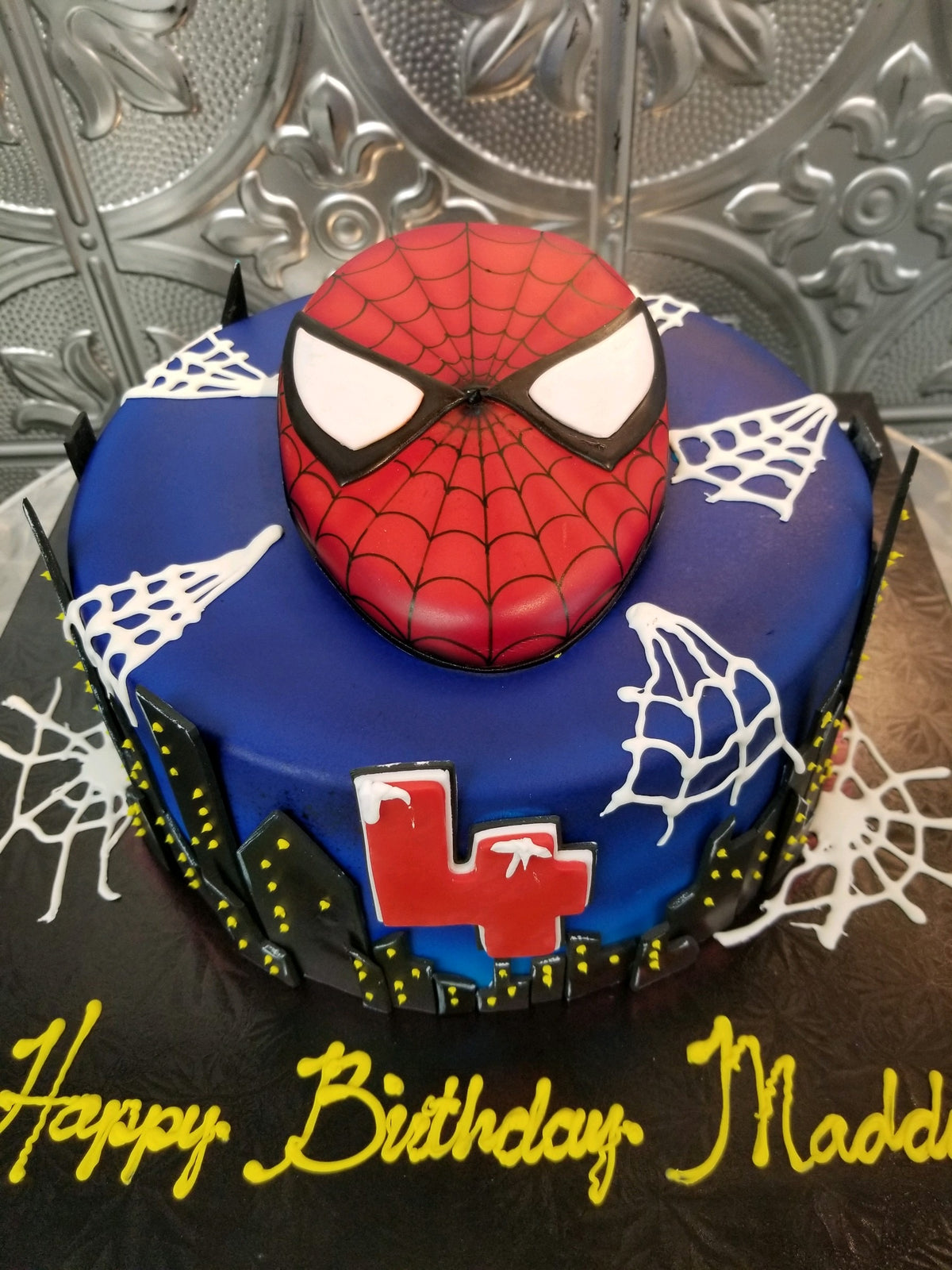 Spider Man Decorated Cake