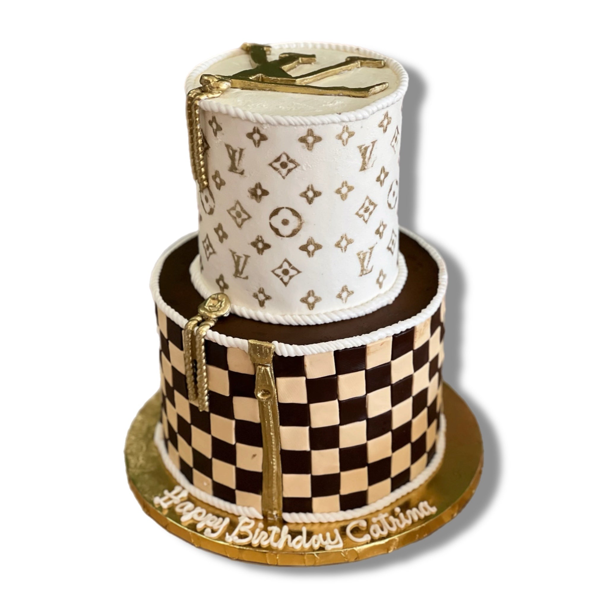 Louis Vuitton Decorated Cake