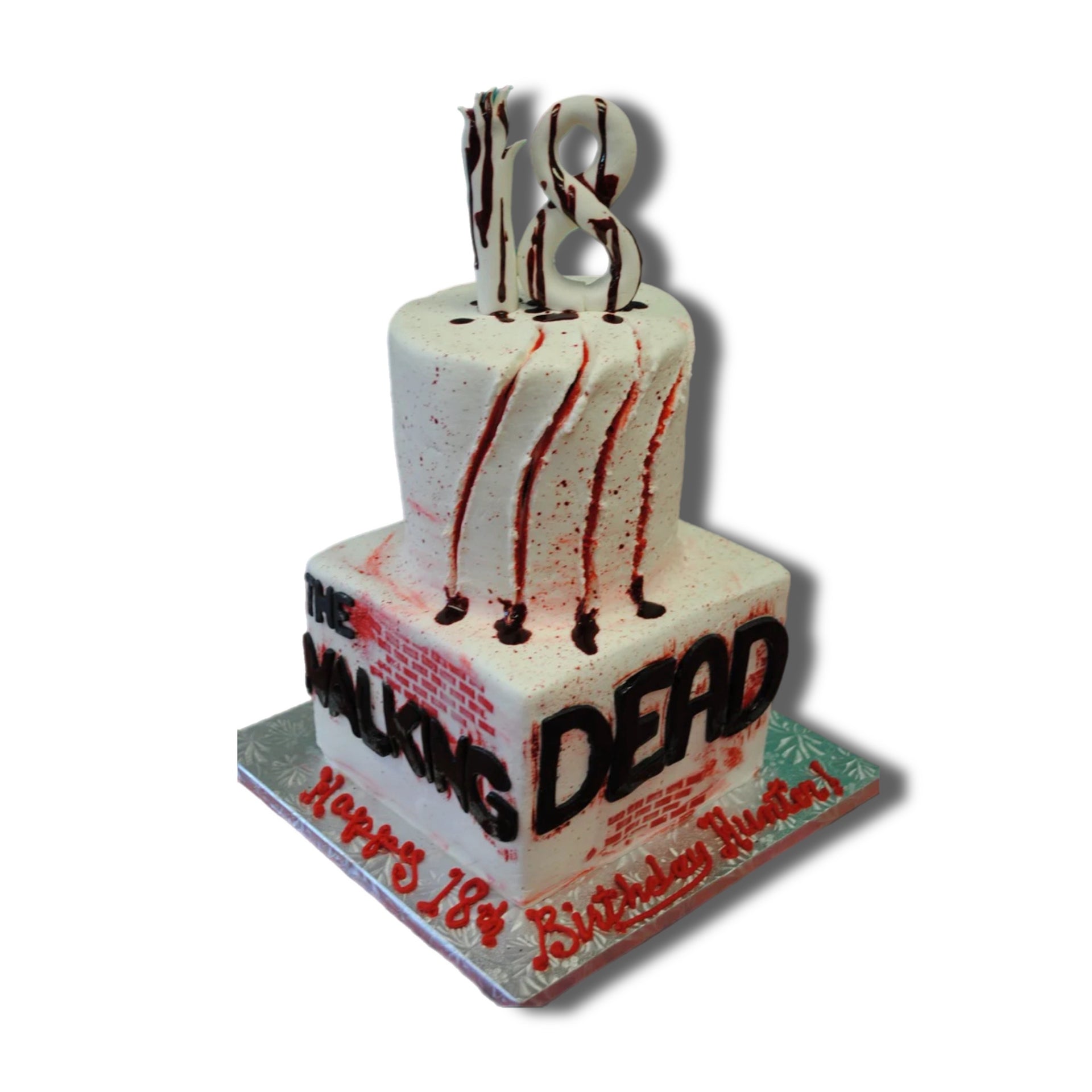 The Walking Dead Decorated Cake