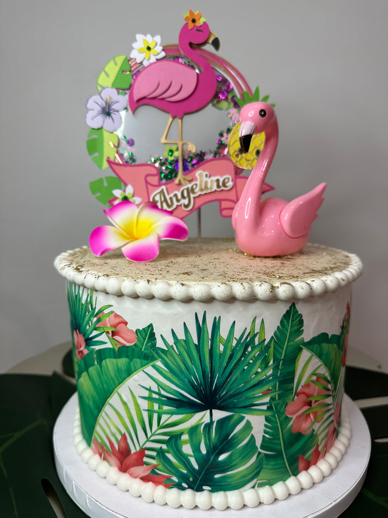 Tropical Decorated Cake