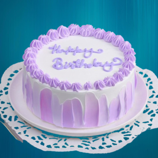 Purple Decorated Cake