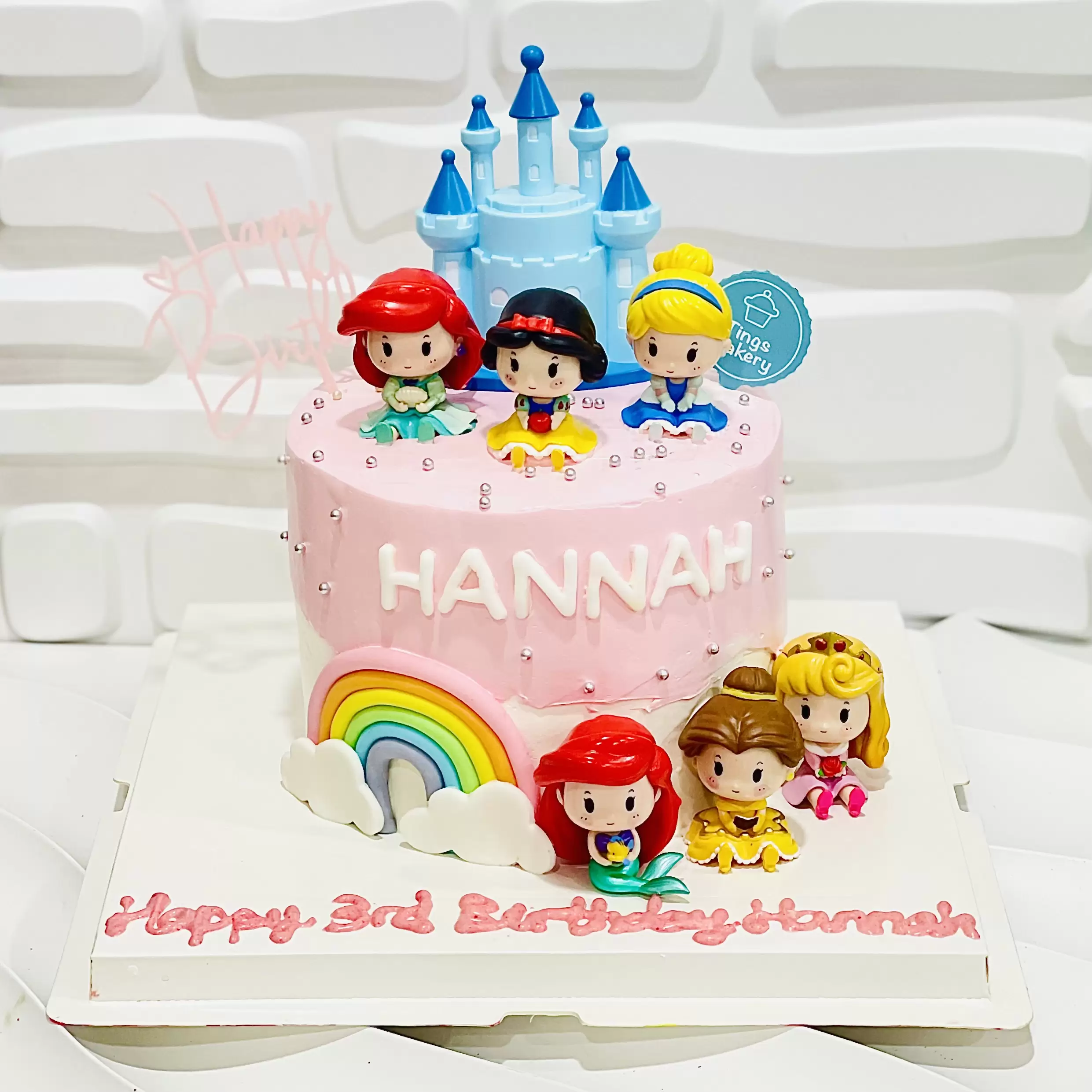 Disney Princess Decorated Cake