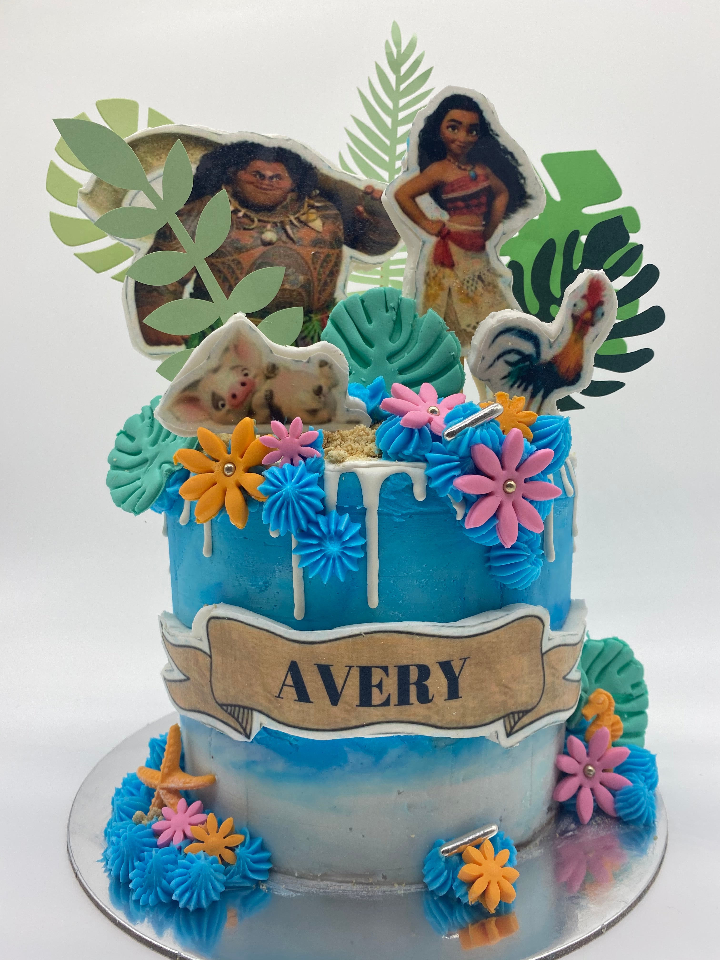 Moana Decorated Cake