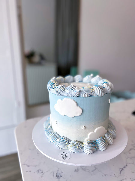 Cloud Decorated Cake