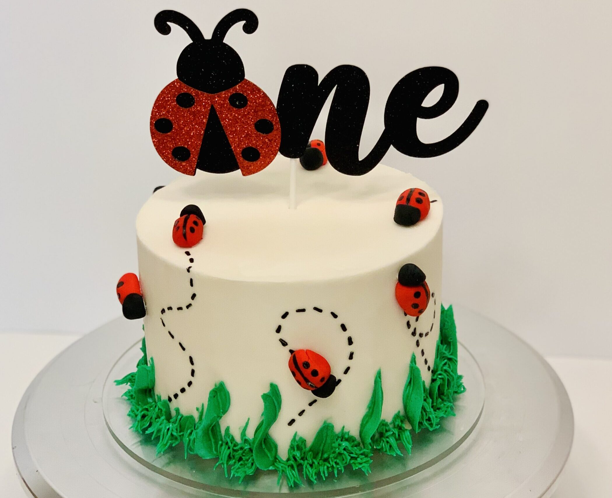 Ladybug Decorated Cake