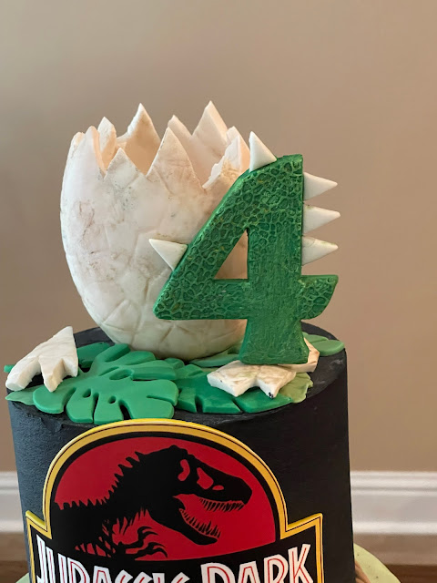 Jurassic Park Decorated Cake