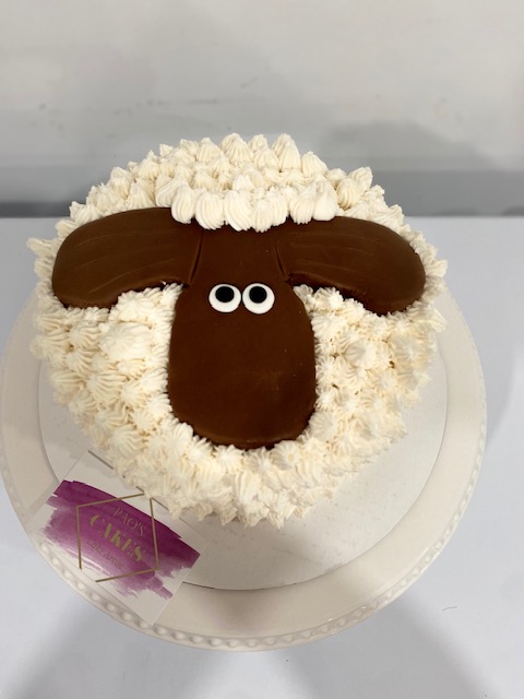 Sheep Decorated Cake