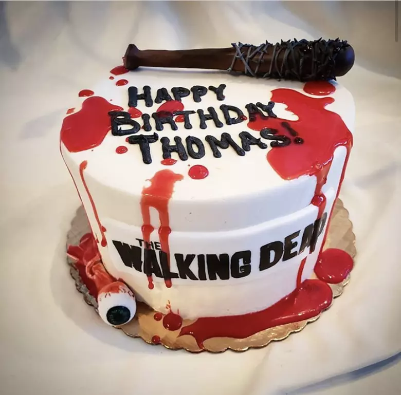 The Walking Dead Decorated Cake