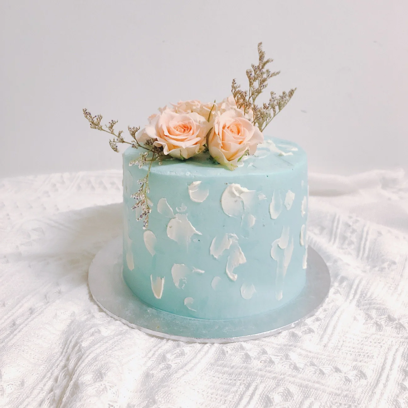 Blue Decorated Cake