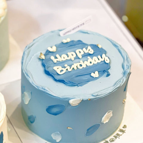 Blue Decorated Cake