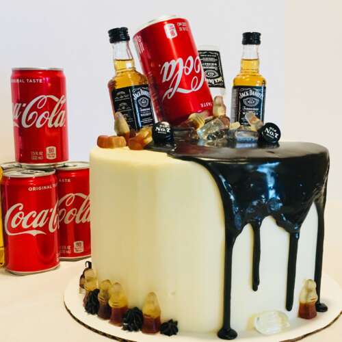 Coca Cola decorated cake