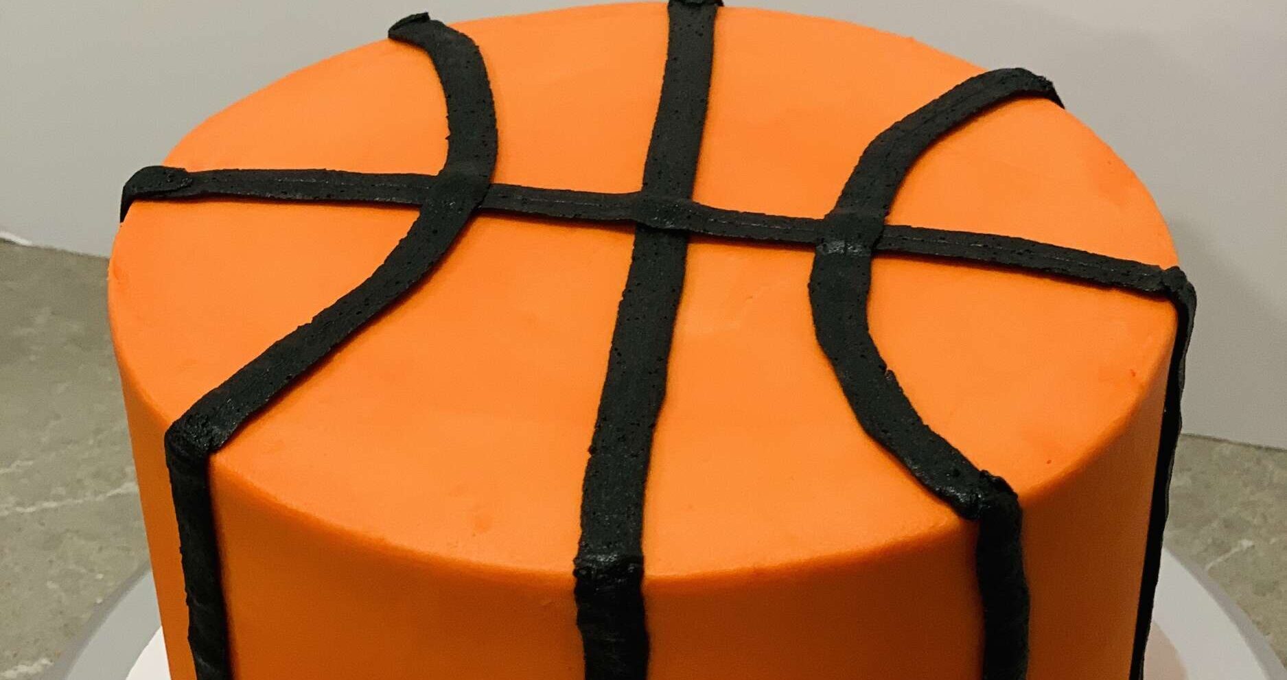 Basketball Decorated Cake