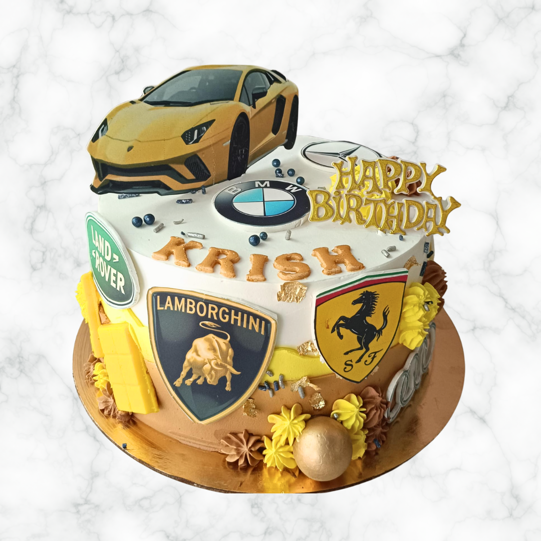 Lamborghini Decorated Cake