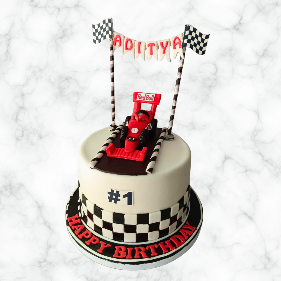 Formula 1 Decorated Cake