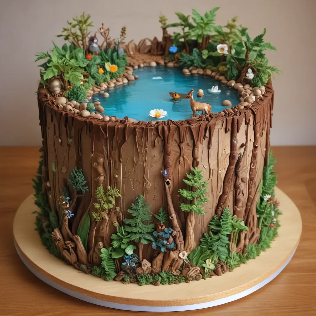 Nature Decorated Cake