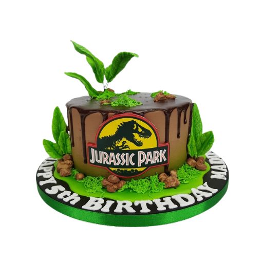 Jurassic Park Decorated Cake