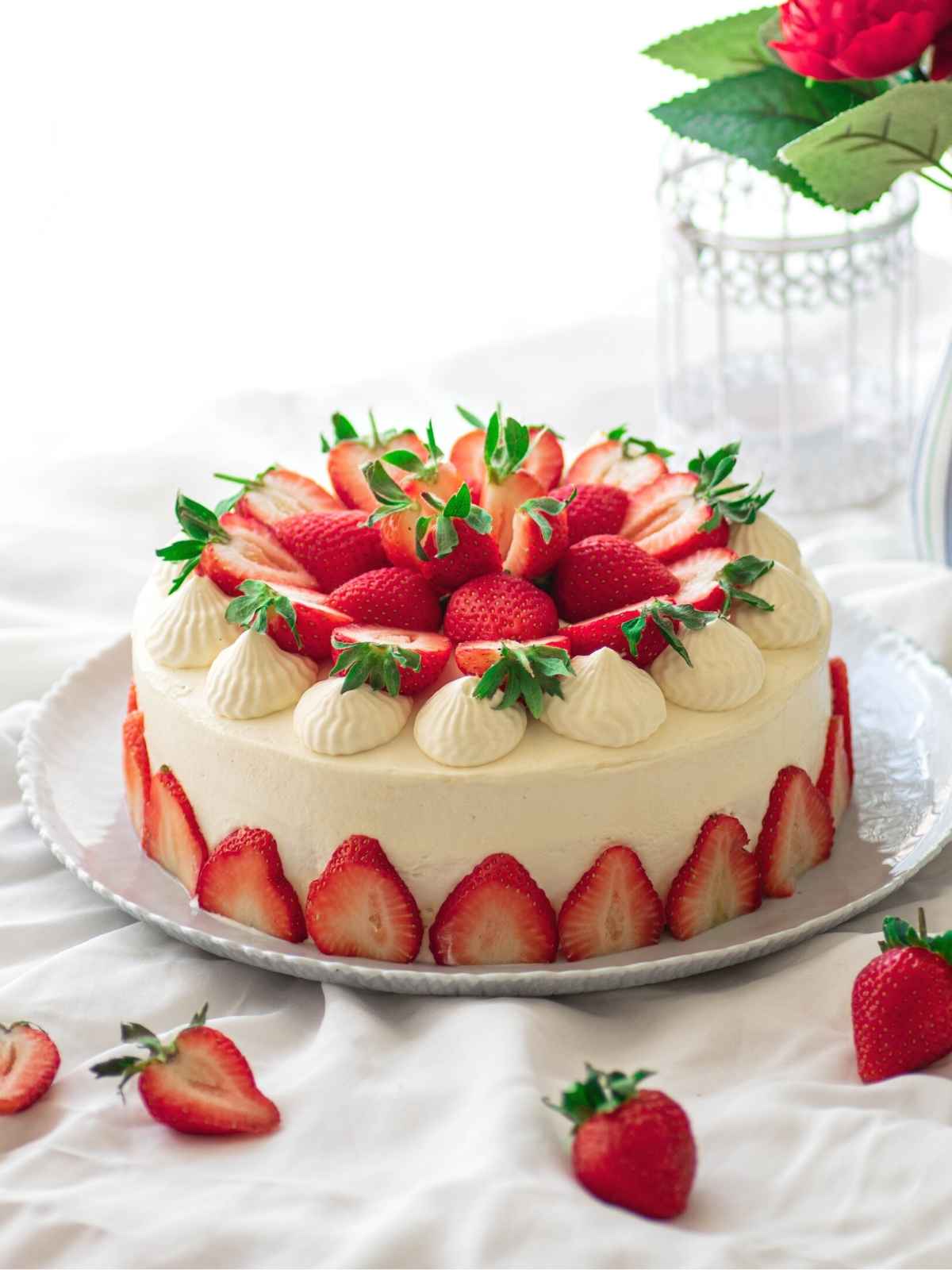 Strawberry Shortcake Decorated Cake