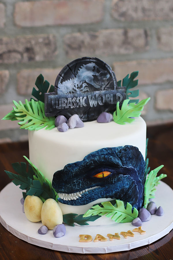 Jurassic Park Decorated Cake