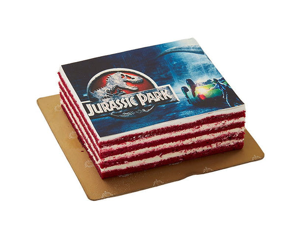 Jurassic Park Decorated Cake