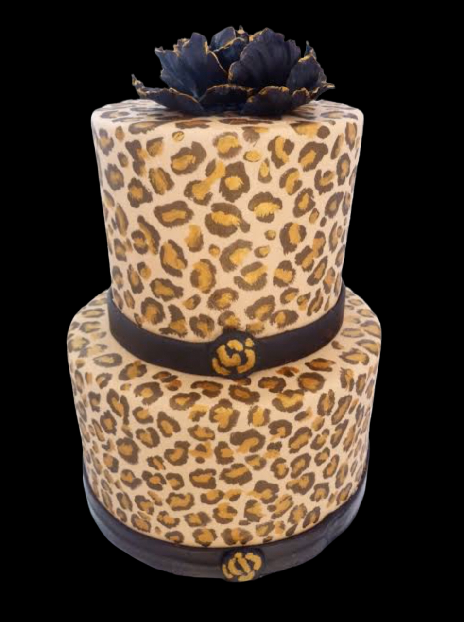 Leopard Decorated Cake