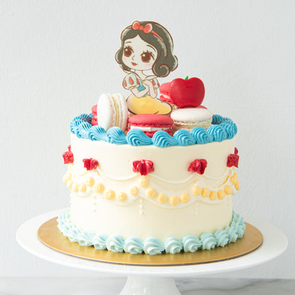 Snow White Decorated Cake