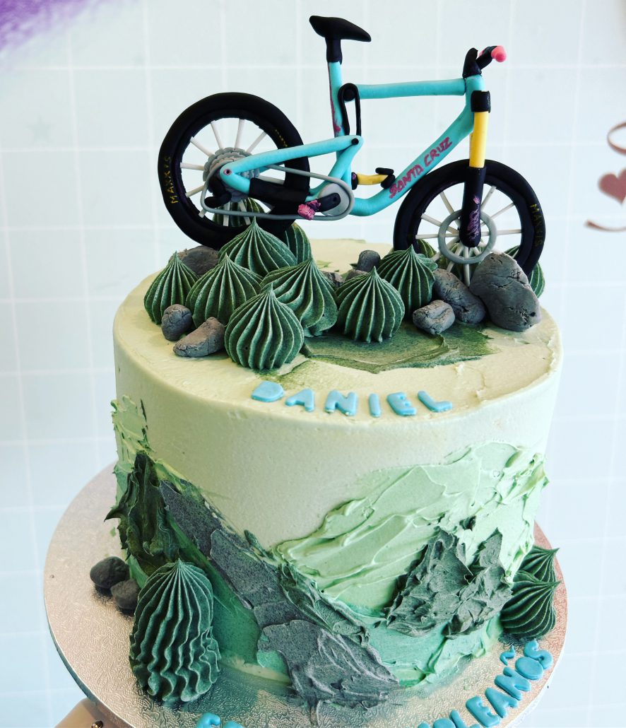 Bike Decorated Cake