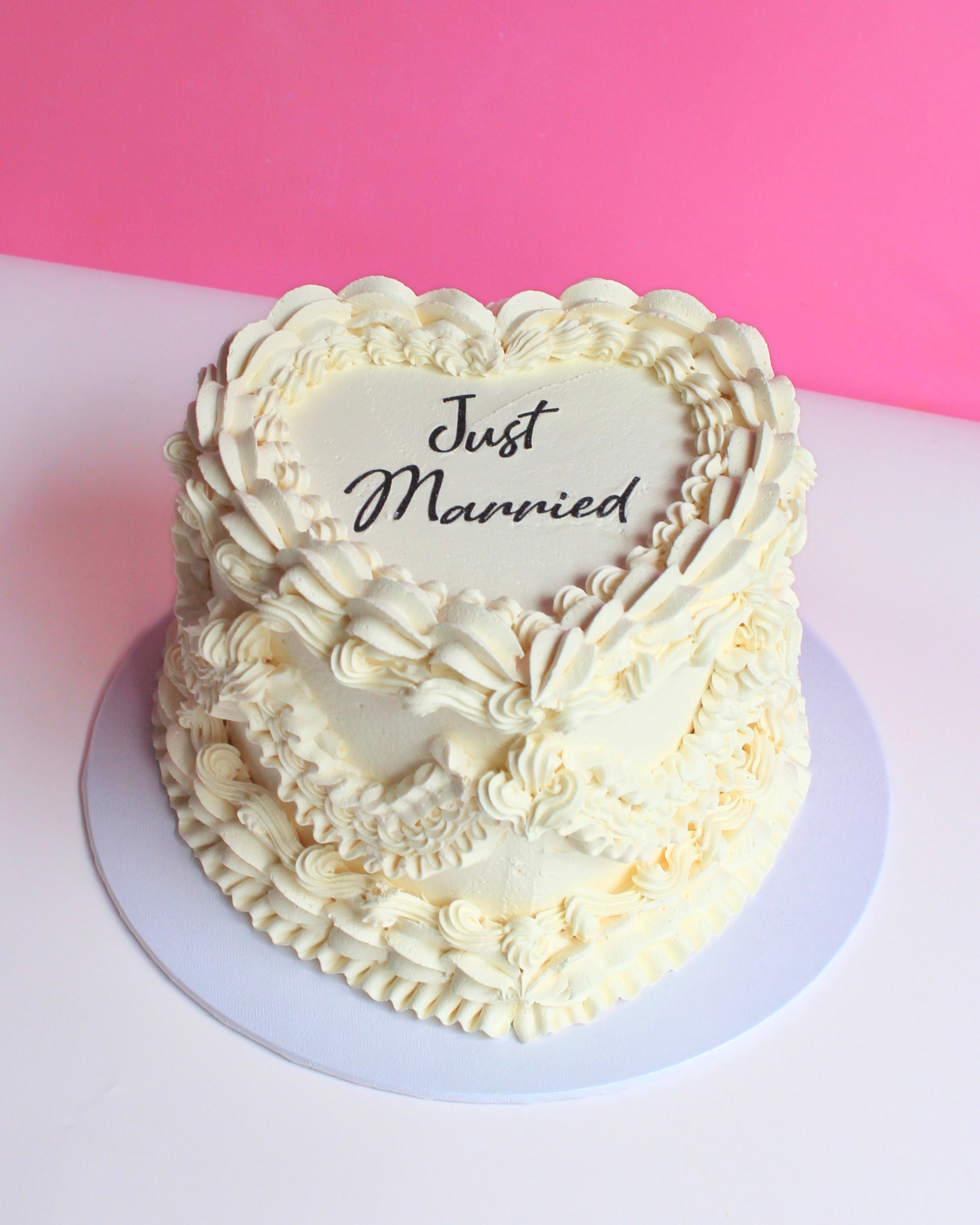 White Decorated Cake