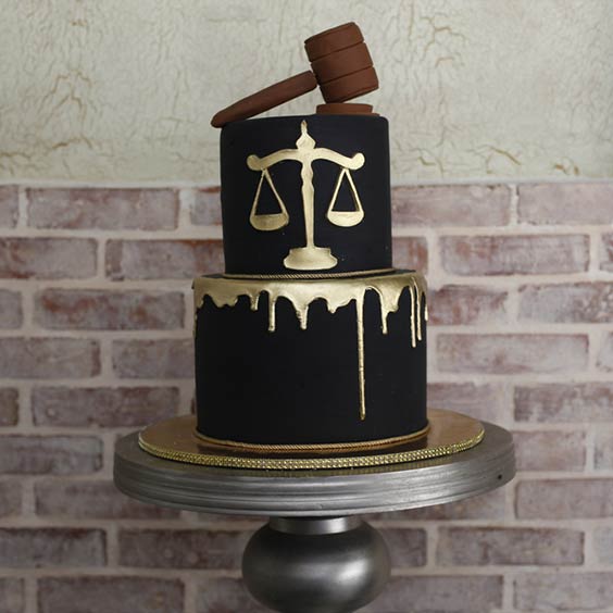 Lawyer Decorated Cake