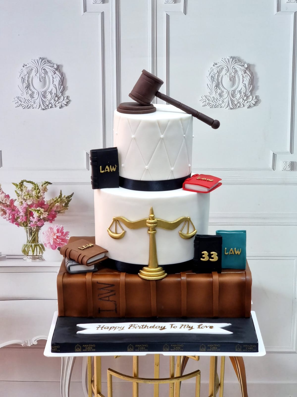 Lawyer Decorated Cake