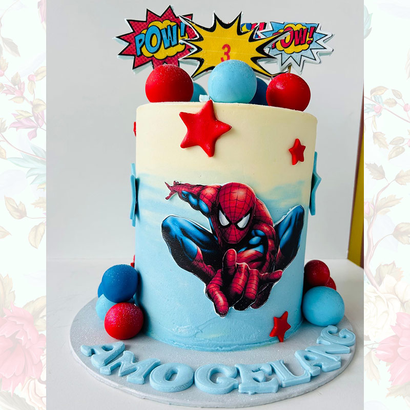 Spider Man Decorated Cake