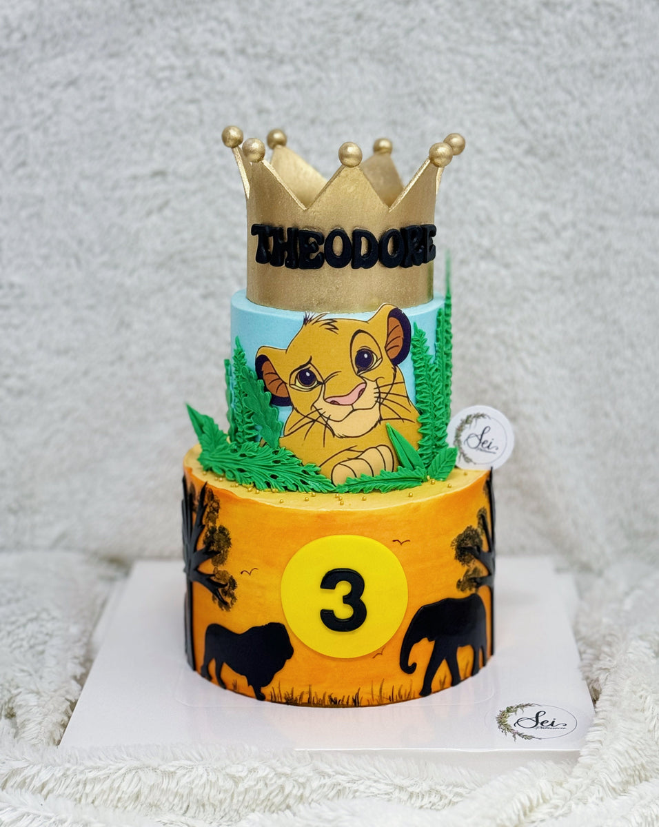 Lion King Decorated Cake