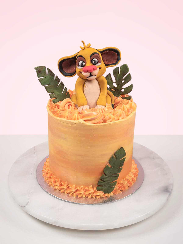 Lion King Decorated Cake