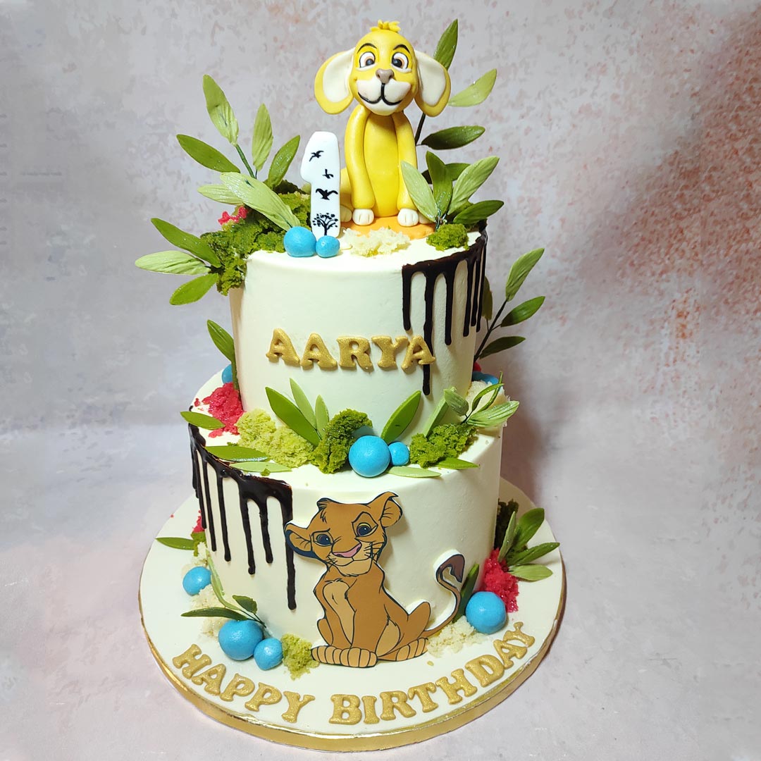 Lion King Decorated Cake