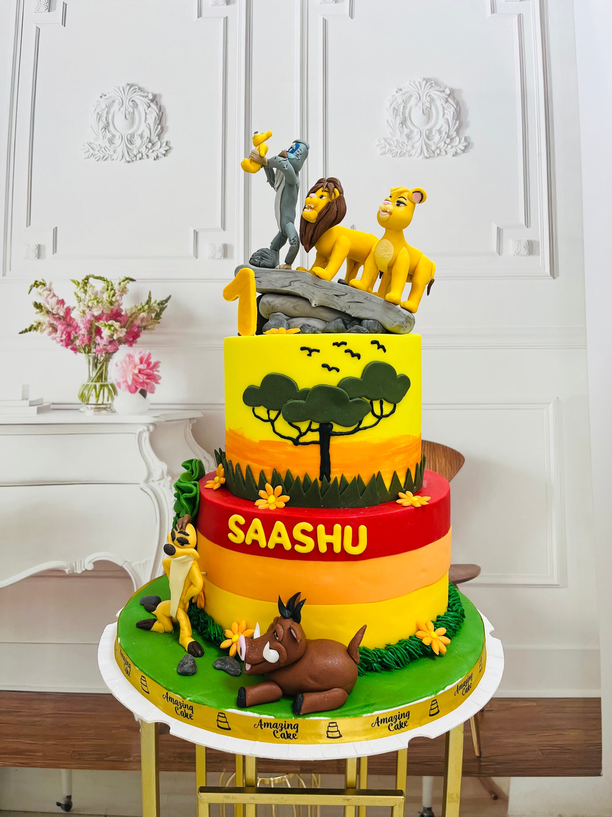 Lion King Decorated Cake