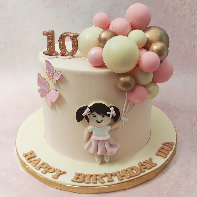 Balloon Decorated Cake