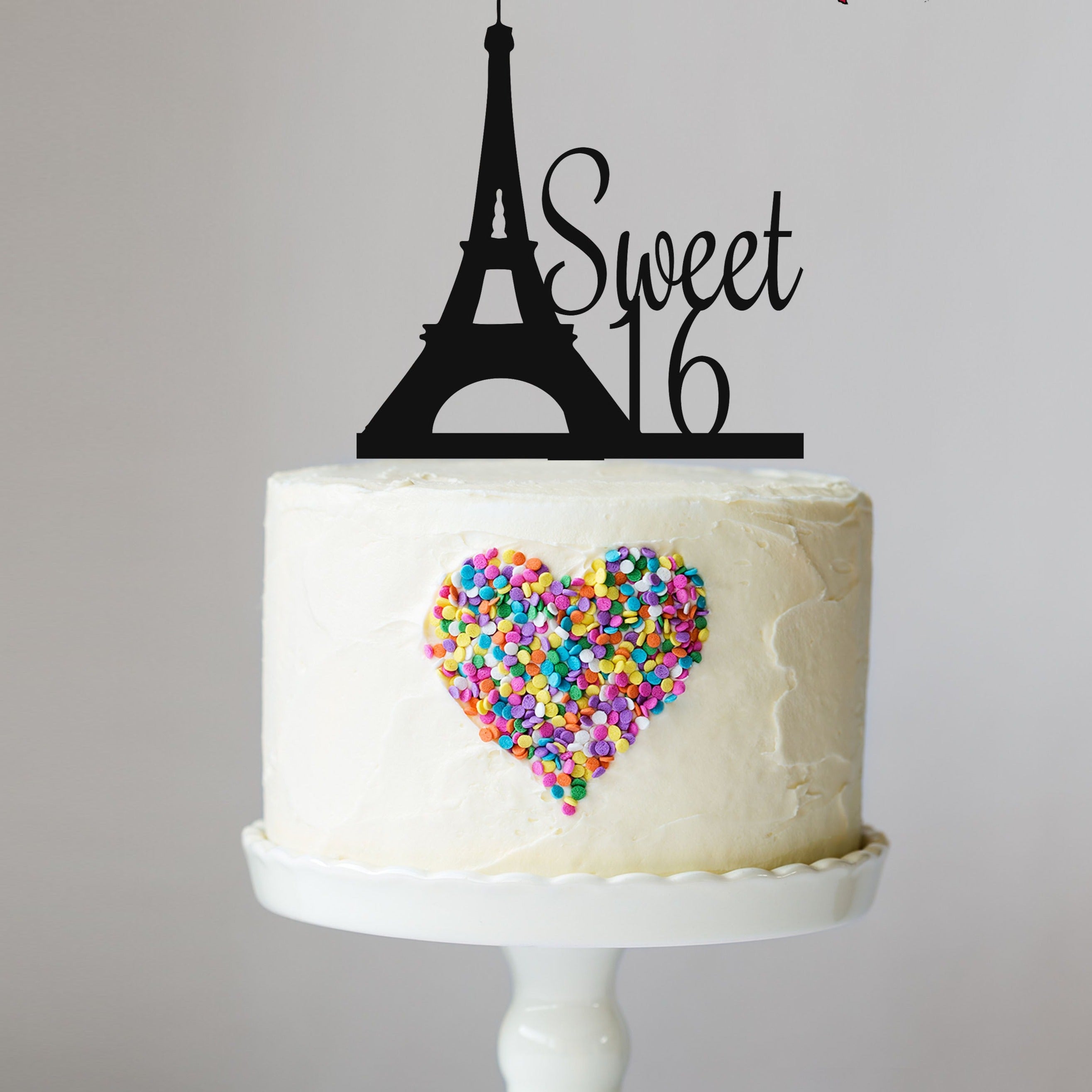 Paris decorated cake