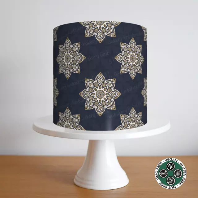 Mandala Decorated Cake