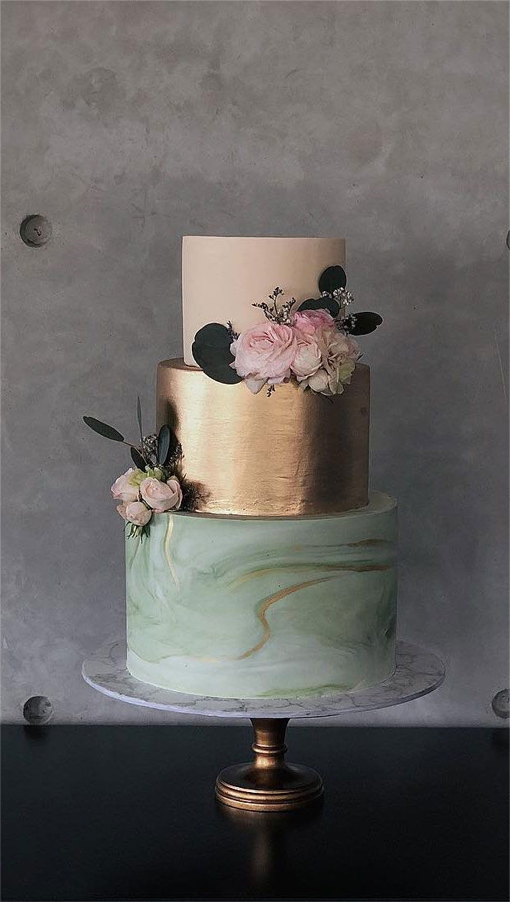 Marble Decorated Cake