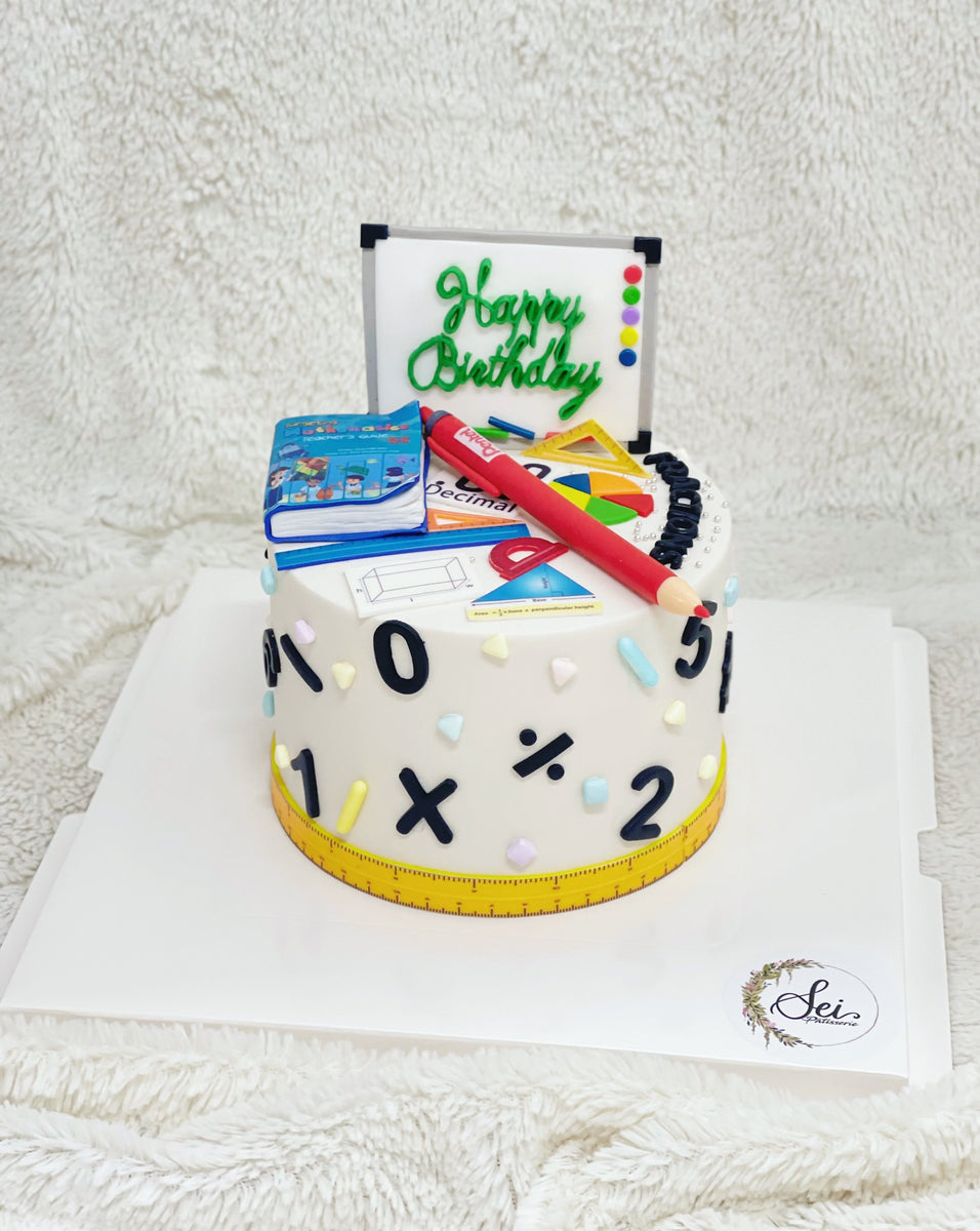 Mathematics Decorated Cake