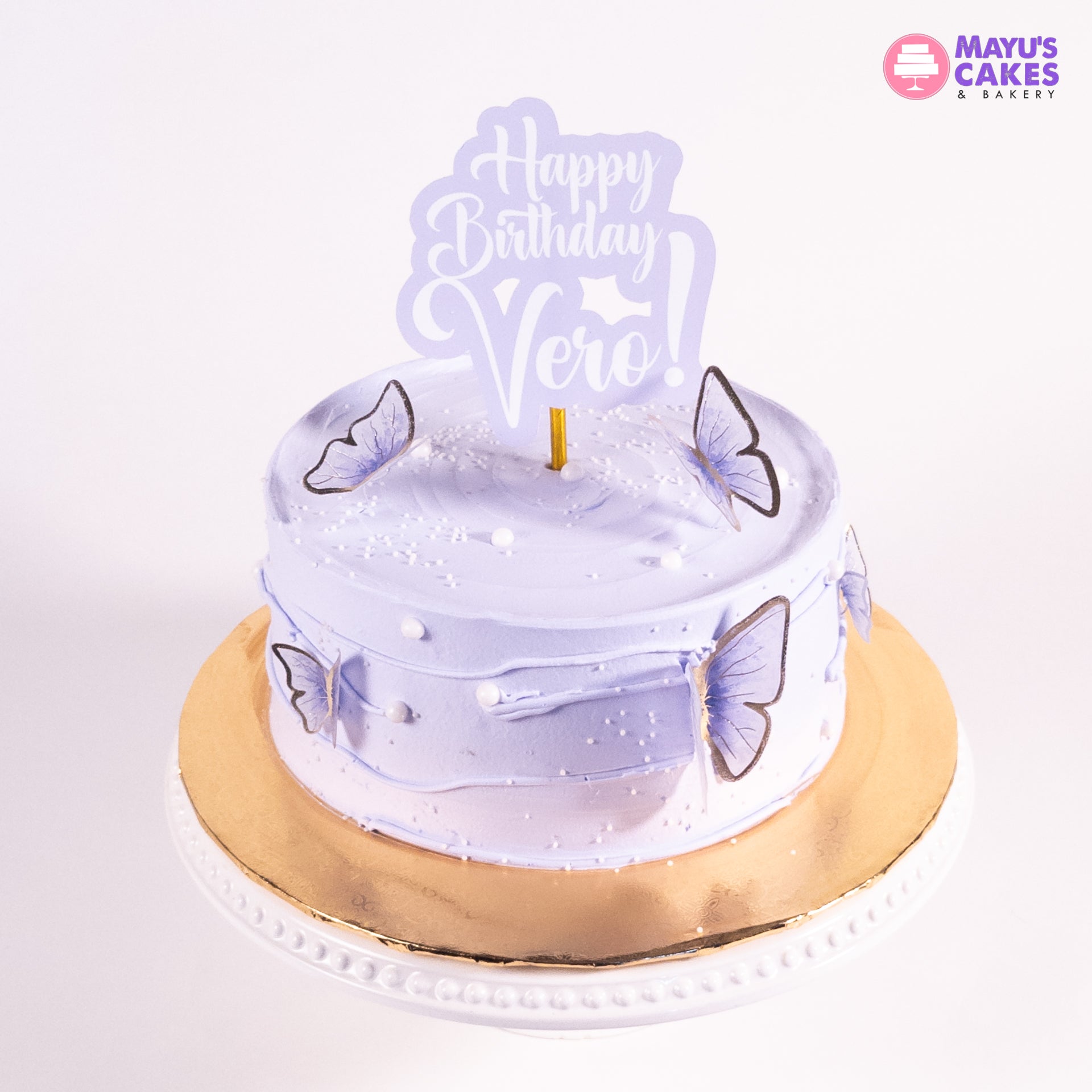 Purple Decorated Cake