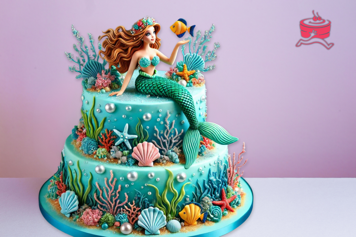 Mermaid Decorated Cake