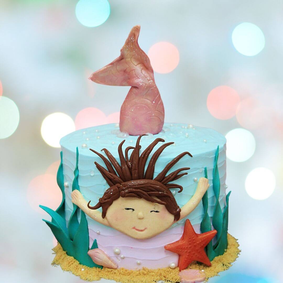 Mermaid Decorated Cake