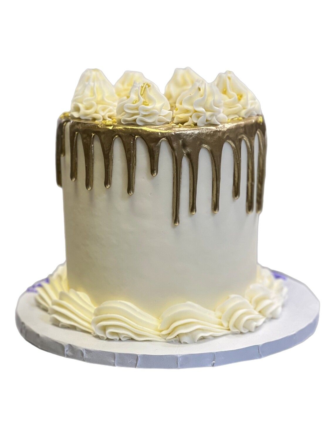 Metallic Decorated Cake