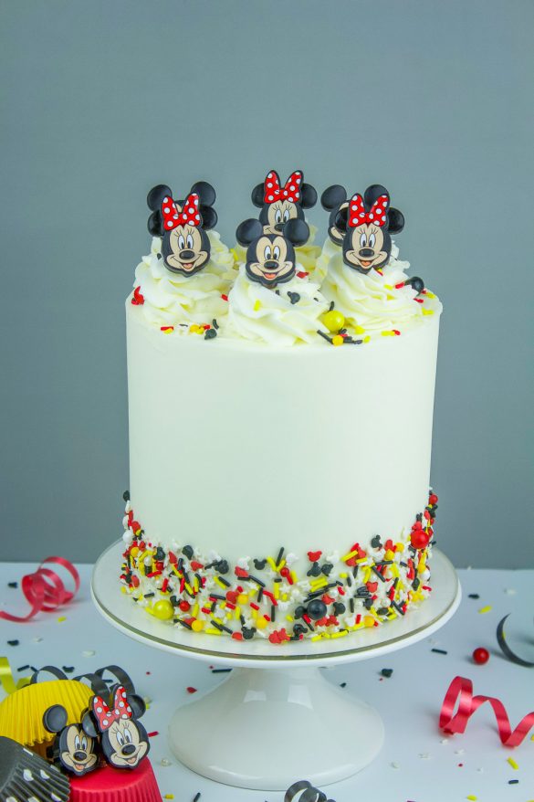 Mickey decorated cake