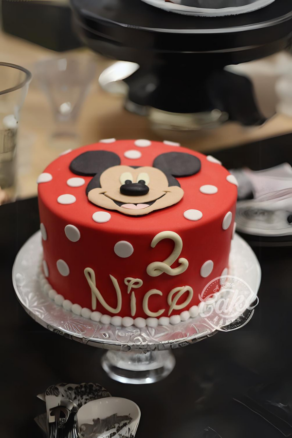 Mickey decorated cake