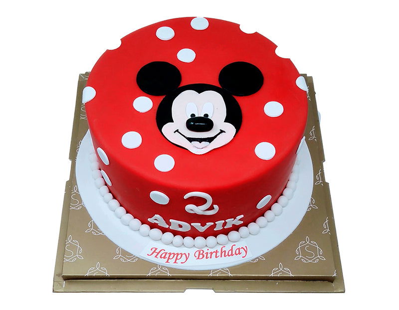 Mickey decorated cake