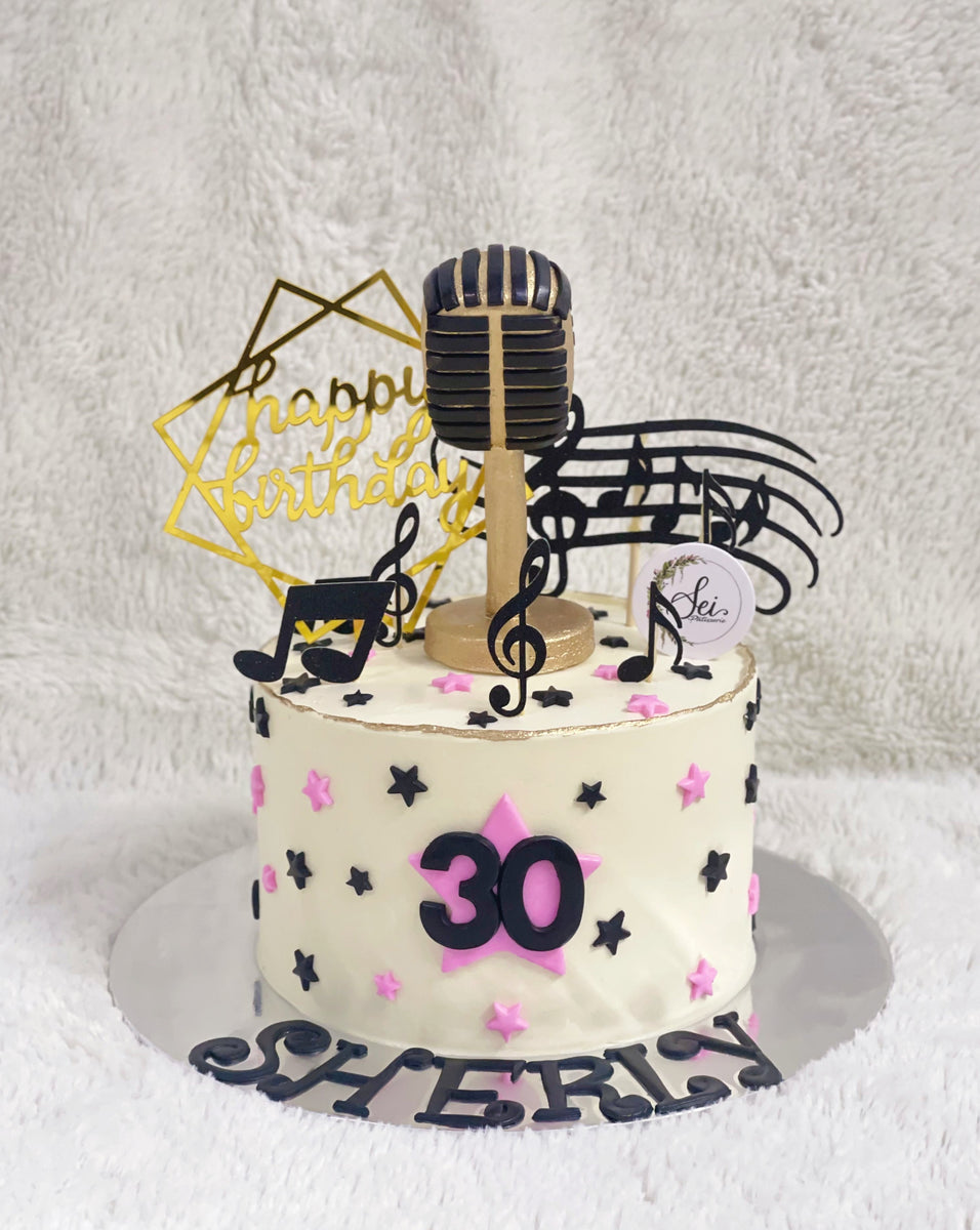 Cake Decorated Music