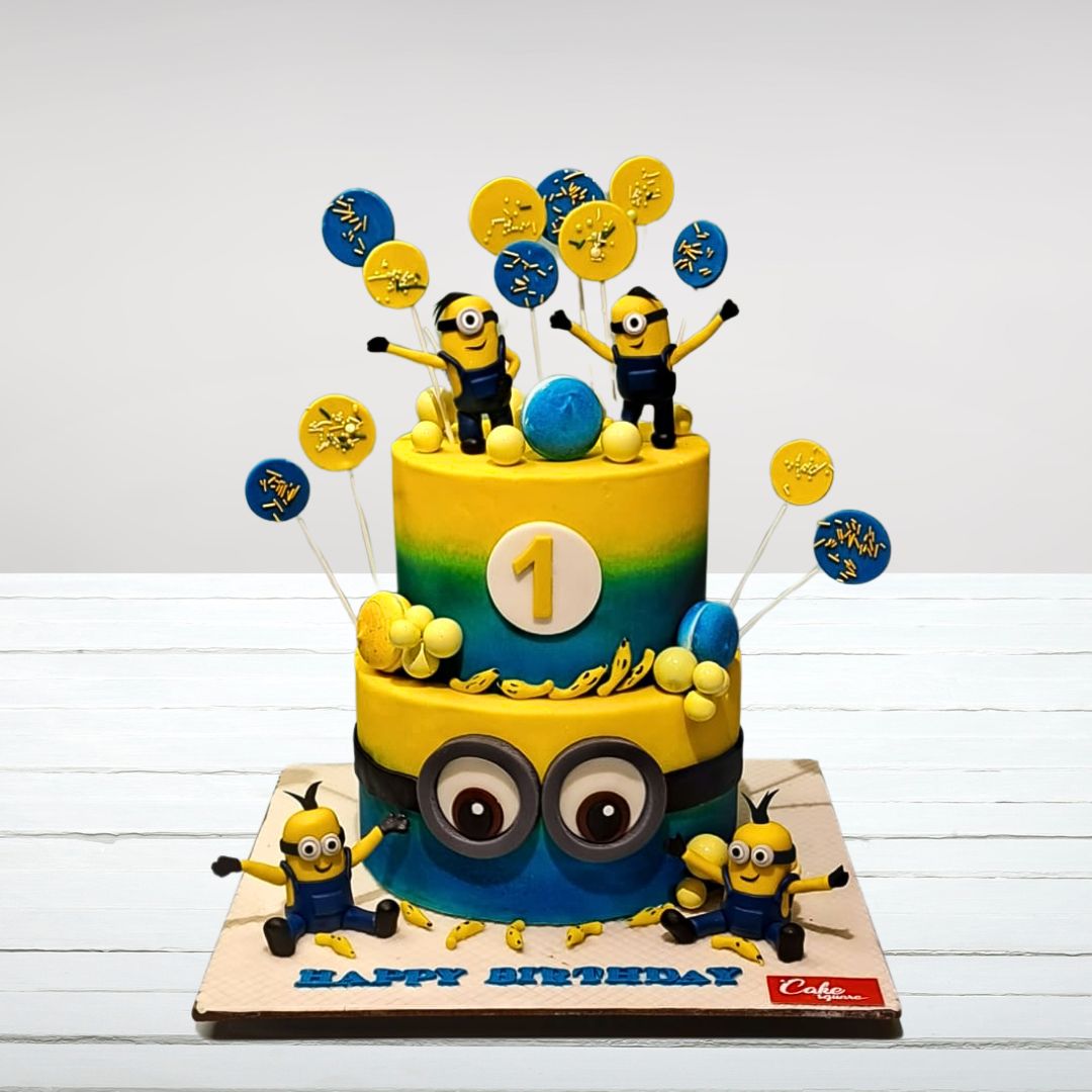 Minion Decorated Cake