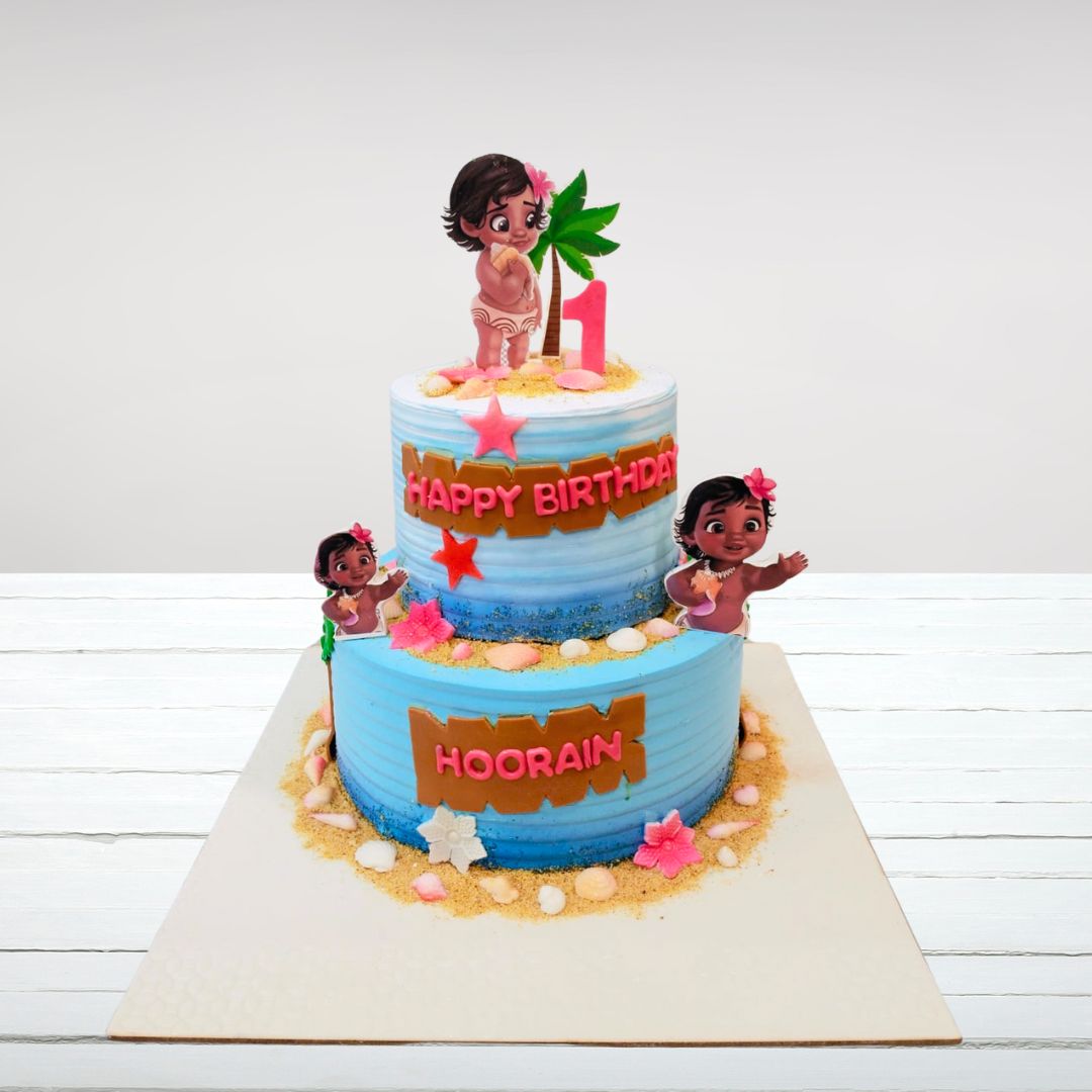 Moana Decorated Cake