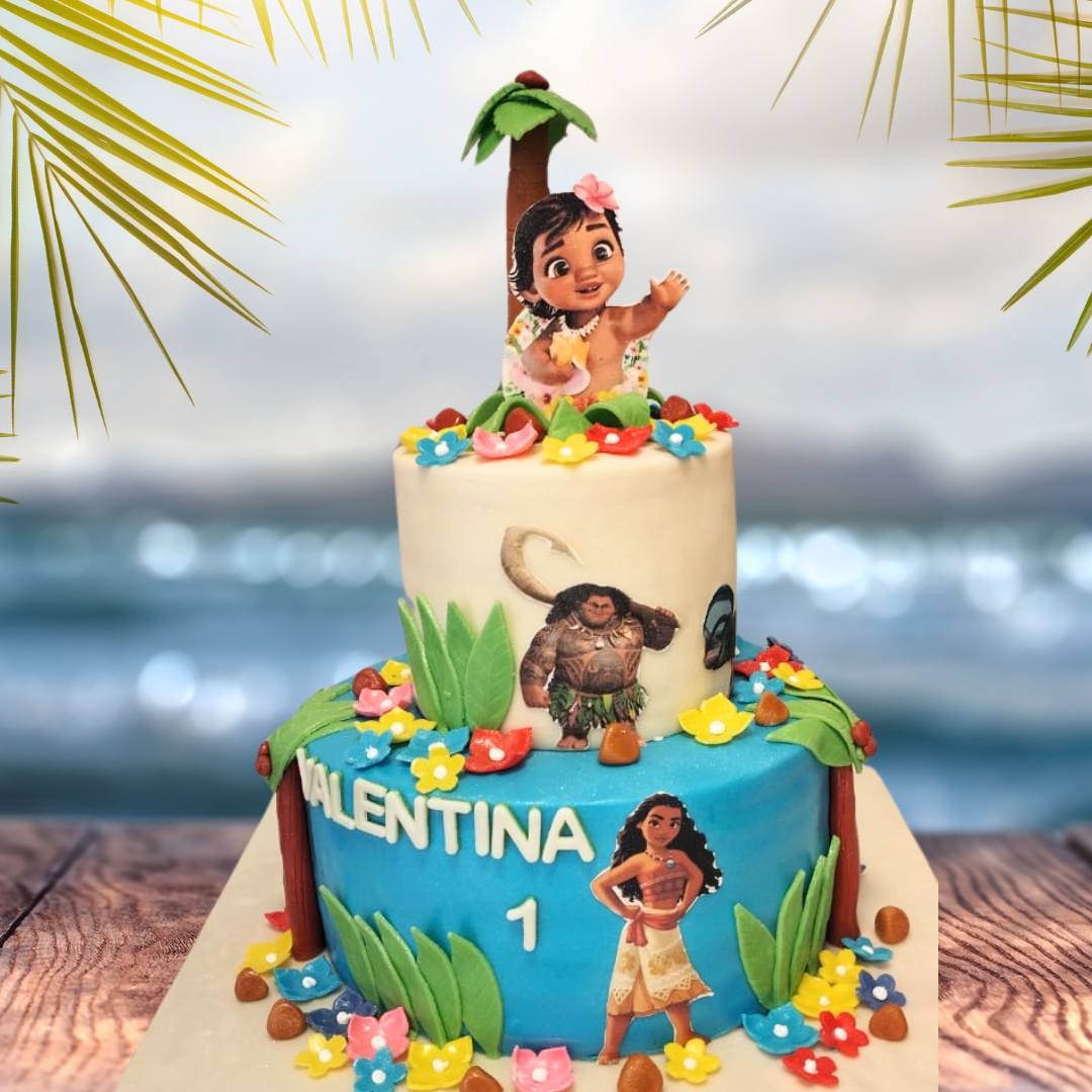 Moana Decorated Cake